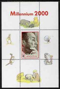 ANGOLA - 2000 - Walt Disney #1 - Perf Min Sheet - M N H - Private Issue