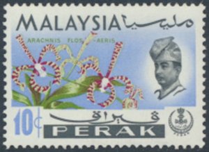 Malaysia  Perak  SC# 143  MNH   Orchids   see scans and details 