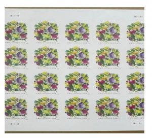 2024 Wedding Blooms 5 books of 20PCS, total 100pcs Forever Stamps