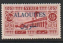 1925 Alaouites - Sc 31 - MH F - 1 single - Syria Overprints blue