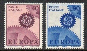 1967 Italy 1224-1225 Europa Cept