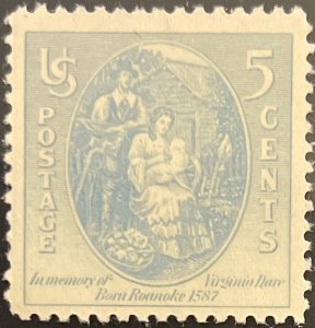 Scott #796 1937 5¢ Virginia Dare MNH OG