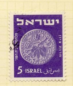 Israel 1950-54 Early Issue Fine Used 5pr. 174864