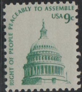 #1591, Single. Capitol MNH (.09 cent)
