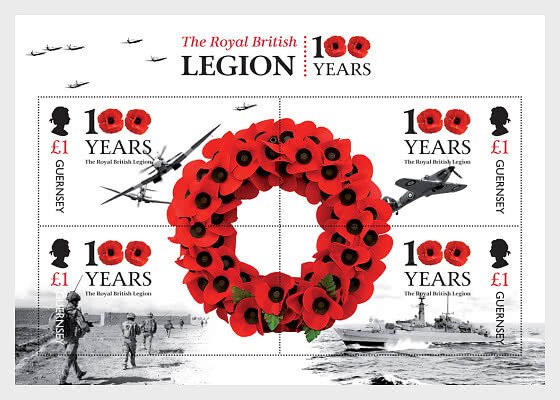 2021 Guernsey Royal British Legion Part 4 SS (Scott 1602a) MNH