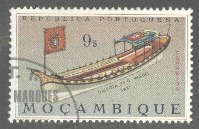 Mozambique Scott 463 Used CTO ship stamp