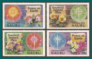 Nauru 1979 Christmas, MNH  206-209,SG216-SG219