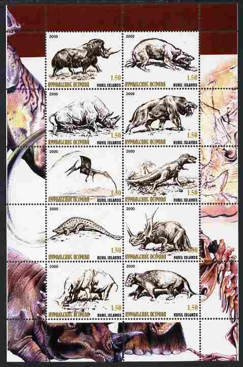 KURIL SHEET DINOSAURS