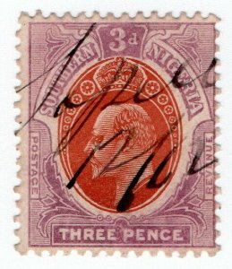 (I.B) Southern Nigeria Revenue : Duty Stamp 3d