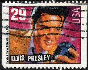 SC#2731 29¢ American Music Series: Elvis Presley Booklet Single (1993)  Used