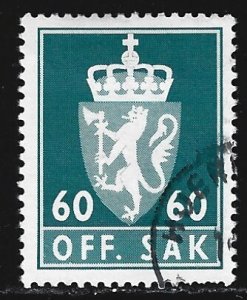 Norway #O101   used