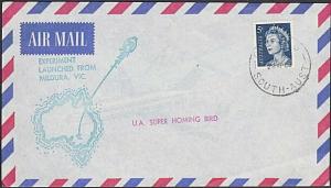 AUSTRALIA 1969 Mildura Rocket Launch cover.................................57302