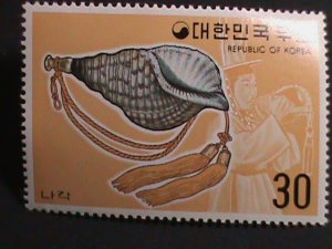 ​KOREA-1974 SC# 884 PYENCHONG-BELL CHIMES- LARGE -MINT-STAMPS VERY FINE