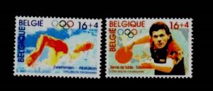 BELGIUM #B1129-B1130 1996 MODERN OLYMPIC GAMES MINT VF NH O.G