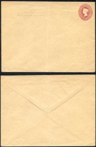 ES10 QV 2 1/2d Lake (12.11.88) Stamp 10a Stamped to Order Envelope Mint