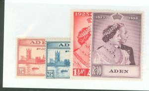 Aden #28-31 Unused Single (Complete Set)