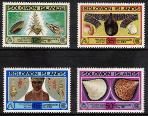 SOLOMON ISLANDS 1983 Commonwealth Day; Scott 493-96; MNH