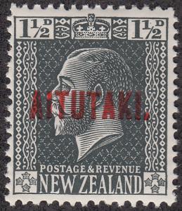 Aitutaki #21 King George V MNH