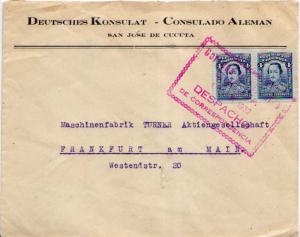 Colombia 5c Coffee Picking and 15c Petroleum (2) c1932 Servicio de Transporte...