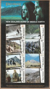 New Zealand 2004 The Lord of the Rings Home of Middle Earth Miniature Sheet