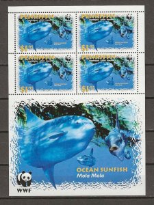 COOK ISLANDS/PENRHYN 2003 WWF SG 541/4 MNH