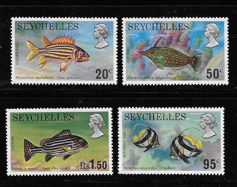 Seychelles 1974 Fish Butterfish Soldierfish MNH A95