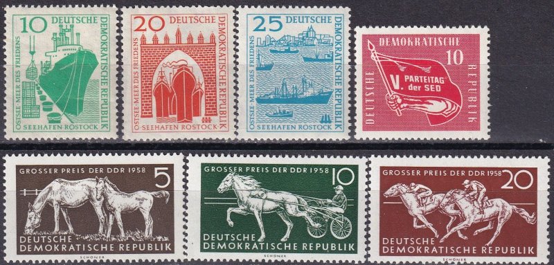 DDR #390-6 MNH CV $4.40 (Z5345)