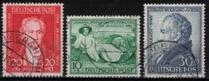 Germany - Allied Occupation - Scott B306-B308