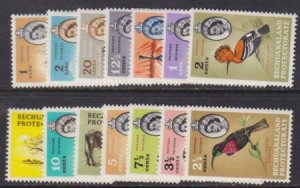 Bechuanaland 1961SC 180-193 MNH Set