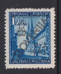 Yugoslavia Slovenia #Michel 8 MNH 1945   Laibach Province  overprint 1.25 l