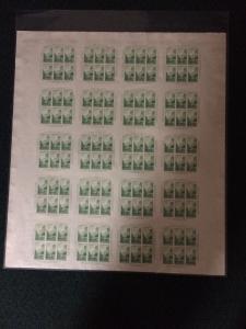 769A 1Cent Yosemite S/S Of 6. Full Uncut Press Sheet Of 20 With Original Gum.