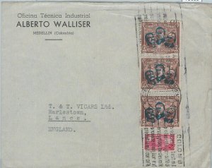 75635 - COLOMBIA  - POSTAL HISTORY -   COVER to ENGLAND 1945 -  Coffee