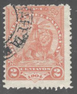 Paraguay Scott 94 Used 1903 vermillion