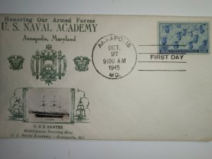 SCOTT #935 FIRST DAY OF ISSUE U.S NAVY ACADEMY GREAT CACHET WITH PICTURES !!