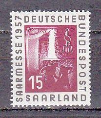 Saar 284 1957 Steel Industry Cpl MNH