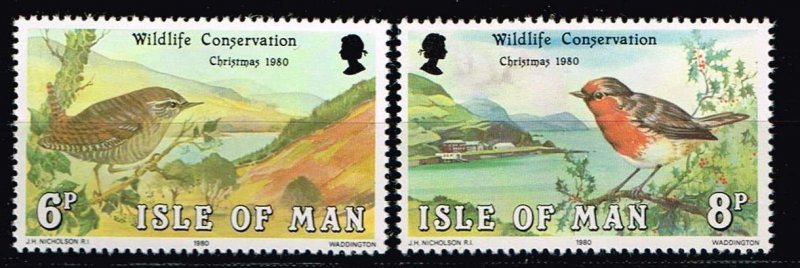 Isle of Man 1980,Sc.#182-183 MNH  Birds