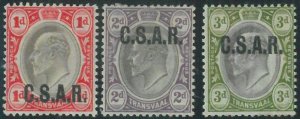 88458 - SOUTH AFRICA CSAR - Stanley Gibbons # R04/06 + R08/09 -  MINT MLH  rare!