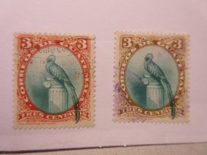 GUATEMALA Scott 294, 295, USED Cat $3.50