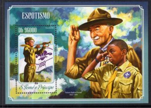 Sao Tome and Principe 2773 Boy Scouts Souvenir Sheet MNH VF