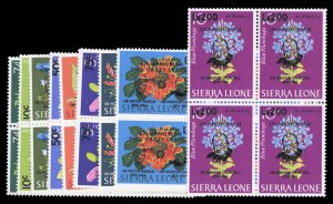 Sierra Leone #300-305, C37-41 Cat$109.40, 1955 Margai and Churchill, complete...