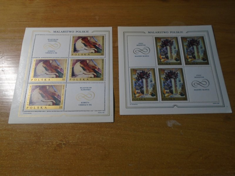 Poland  #  1675-82  MNH