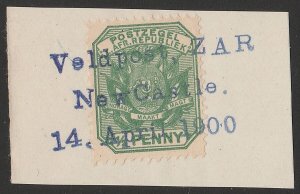 TRANSVAAL-BOER WAR 1899 Boer invasion of Natal Postmark ZAR Newcastle.