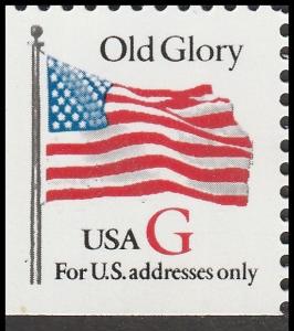 US 2885 Old Glory Red G rate 32c single KCS MNH 1994