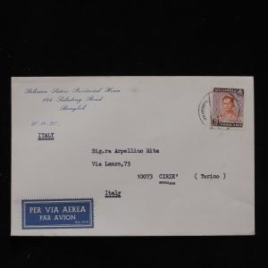 ZS-AC634 THAILAND - Airmail, From Bangkok To Cirie Italy Cover