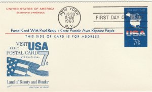 Scott# UY19 UPSS#MR29 Fleetwood FDC US Postal Card.