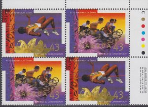 Canada UNITRADE MNH  # 1520a  UR  Corner Block