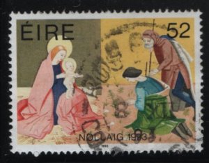 Ireland 1993 used Sc 912 52p Adoration of the Shepherds - Christmas