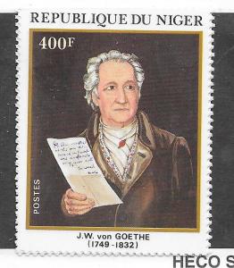 Niger #578 400f J.W. van Goethe (MNH) CV$4.00