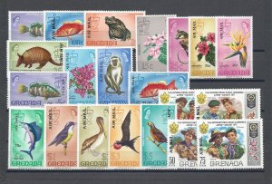 GRENADA 1972 SG 501/521 MNH