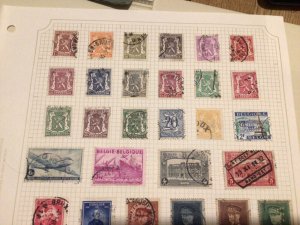 Belgium mounted mint and used stamps A10101